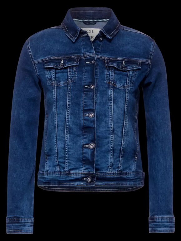 Cecil - TOS Denim Jacket Mid Blue