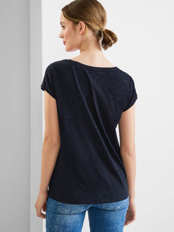 Street One - QR shirt w.lace shoulder